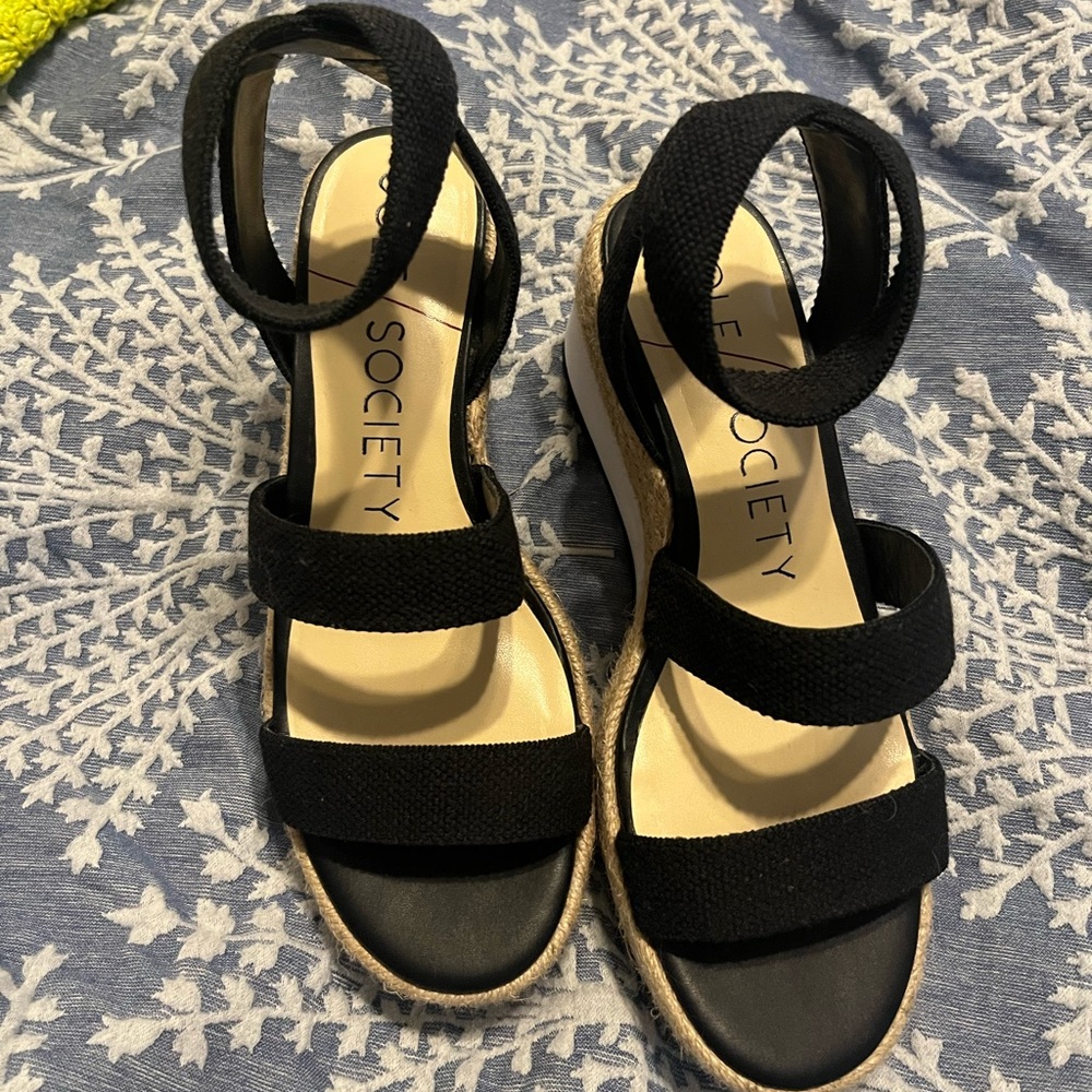 Sole society platform wedge